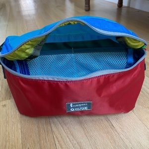 Cotopaxi x Wolfgang special edition color block fanny pack.